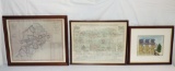 3-Piece Print & Map Lot