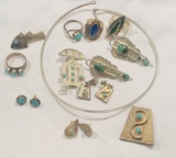 Lot of Sterling Silver Jewelry