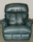 Green Faux Leather LazyBoy Recliner