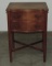 Vintage Walnut 2-Drawer Serpentine Front Stand