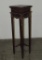 Ornately Carved Mahogany Statue Stand