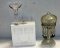 Boxed Set Of Lead Crystal Candleholders & Crystal Lamp