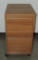 2 Drawer Wood Finish Filing Cabinet