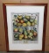 Framed 1732 Reproduction Color Print Of Fruit