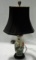 Oriental Ceramic Desk Lamp With Shade