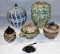 Chinese Ceramic Covered Jars & Bowls