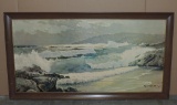 Robert Wood Mid-Century Print In Frame