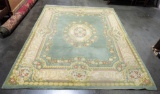 Room-Size Hand-Woven Oriental Chinese Carpet & Small Scatter Rug