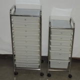 2 Aluminum Storage Drawer Racks