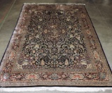 Beautiful Hand Woven Silk & Wool Isfahan Persian Carpet