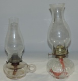 Lot Of 2 Oil Lamps