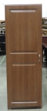 Mahogany Single Door Storage Cabinet