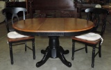 Round Breakfast Table & 2 Chairs