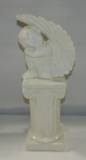 2 Pc Ceramic Cherub On Pedestal