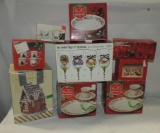 Large Christmas Ceramics And Glassware Lot