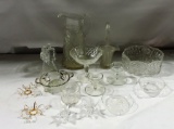 Large Box Lot of Antique & Vintage Glassware