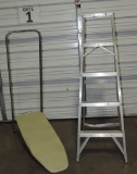 Aluminum 5 Ft Step ladder & Folding Ironing Board