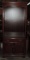 Mahogany Open Shelf Bookcase/Cabinet