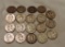 (19) Franklin Silver Half Dollars