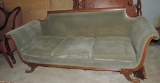 Classical Style Carved Mahogany Sofa