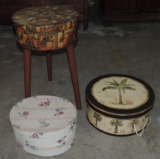Lot Of 3 Hat Boxes