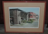 Cherrie Nute Limited Edition Color Print In Frame Of Market In Charleston SC.