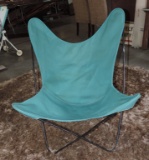 Mid-Century Style Metal Butterfly Chair