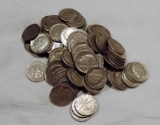 (100) Silver Roosevelt Silver Dimes