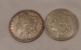 (2) 1921 Morgan Silver Dollars