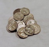 (24) Silver Washington Quarters