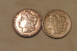 (2) Morgan Silver Dollars