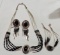 Sterling Silver Earring and Necklace Set