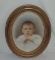 Oval baby Picture In Frame