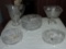 Crystal Pressed Glass lot
