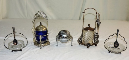 Antique Pickle Caster Lot