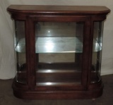 Small Mahogany Glass Cabinet