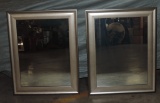 Pair Of Framed Wall Mirrors