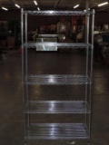 NSF Stainless 5 Shelf Rack