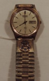 Seiko Watch with 10kt Gold Phillips 66 Pin