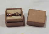 10Kt. Gold Baby Ring and Earring