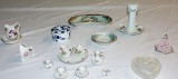 Tray Lot Small Porcelain Collectibles