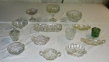 Pressed Glass Crystal Lot