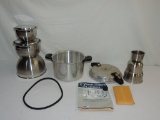 Graduated Stainless Bowl Set & Pressure Cooker