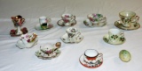 Tray Lot Tea Cups & Saucers