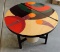 Signed Modern Design Inlaid Round Table