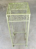 Green Metal Plant Stand