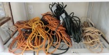 Lot of Extension Cords and Electrical Wire