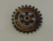 Vintage Rotary International Brass Wheel