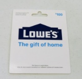 $100.00 Lowes Gift Card