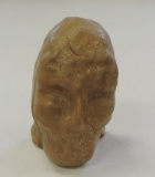 Folk Art Pottery Head Sculpture by James Ford